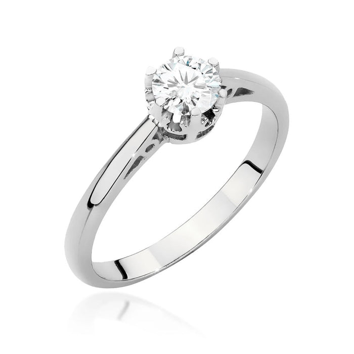 Inel Aur 14K cu Diamant Natural 0.40 ct