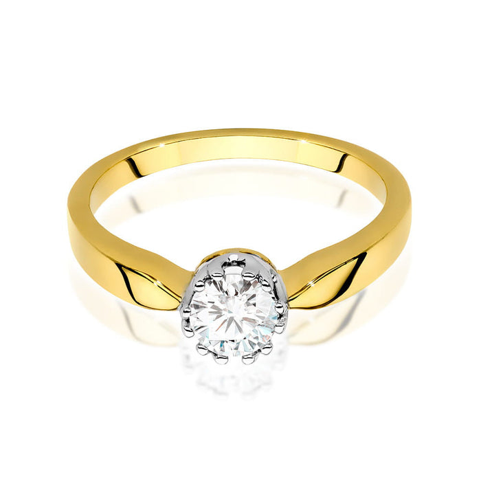 Inel Aur 14K cu Diamant Natural 0.40 ct