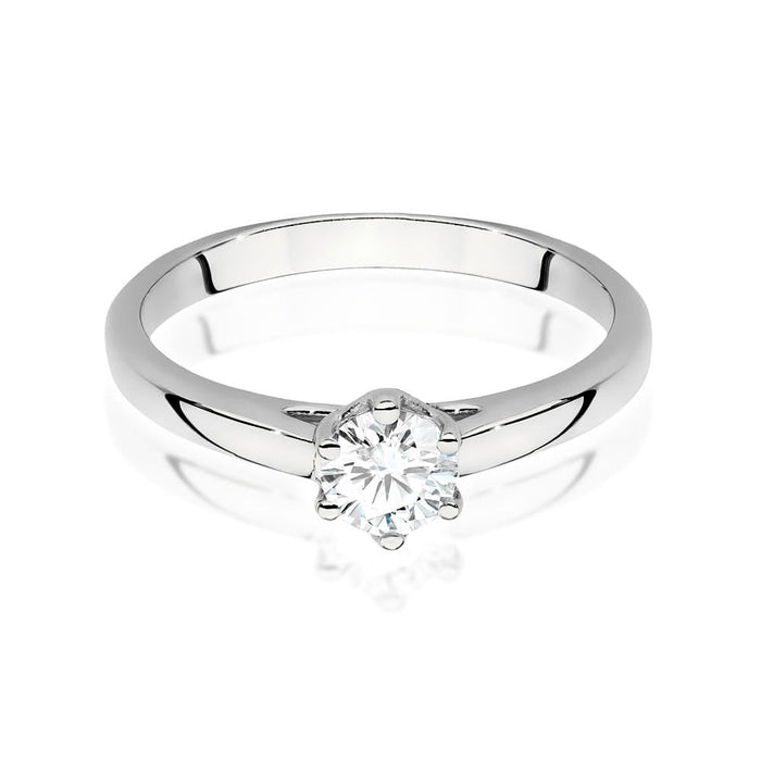 Inel Aur 14K cu Diamant Natural 0.40 ct