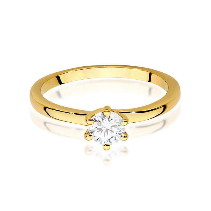 Inel Aur 14K cu Diamant Natural 0.50 ct