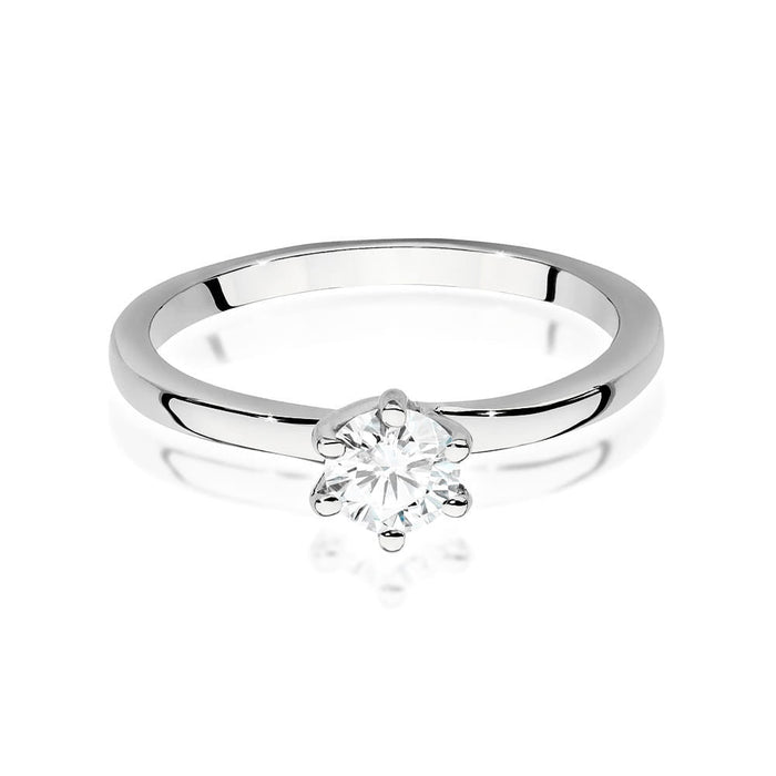 Inel Aur 14K cu Diamant Natural 0.40 ct