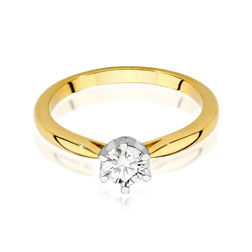 Inel Aur 14K cu Diamant Natural 0.40 ct