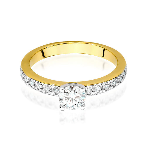 Inel Aur 14k cu Diamant Natural 0.40 ct