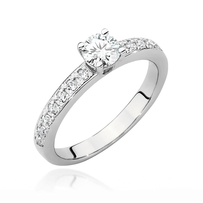 Inel Aur 14k cu Diamant Natural 0.40 ct