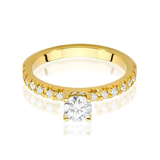 Inel Aur 14k cu Diamant Natural 0.40 ct