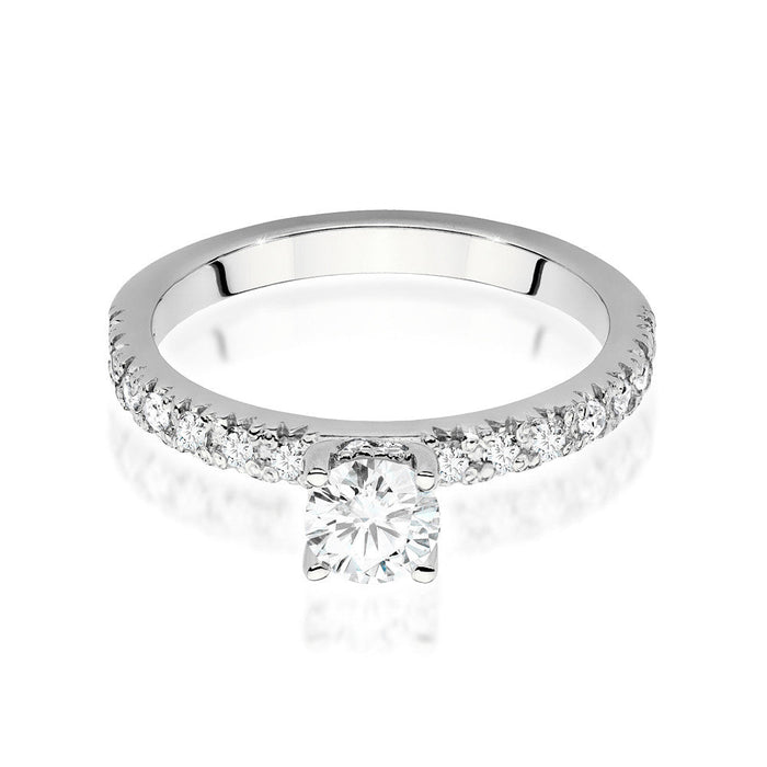 Inel Aur 14k cu Diamant Natural 0.40 ct