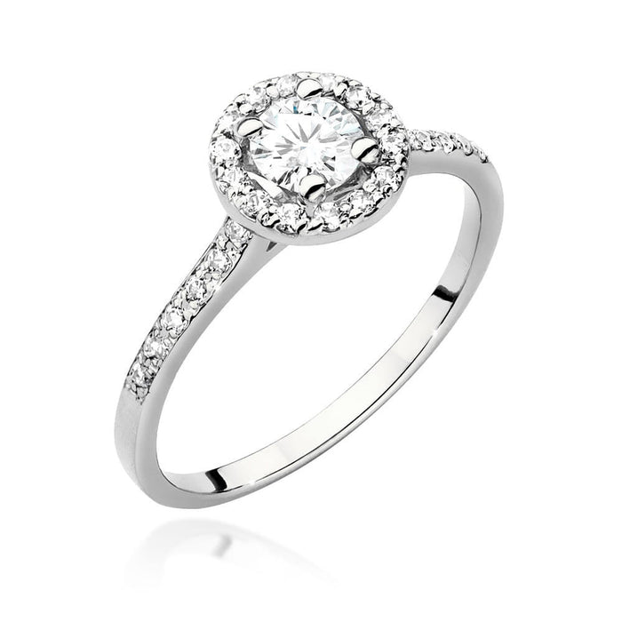 Inel Aur 14k cu Diamante Naturale 0.74 ct