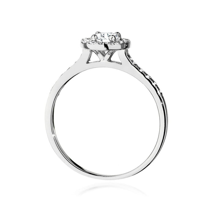 Inel Aur 14k cu Diamante Naturale 0.74 ct