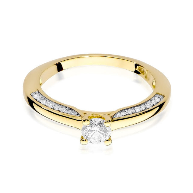 Inel Aur 14K cu Diamant Natural 0.44 ct