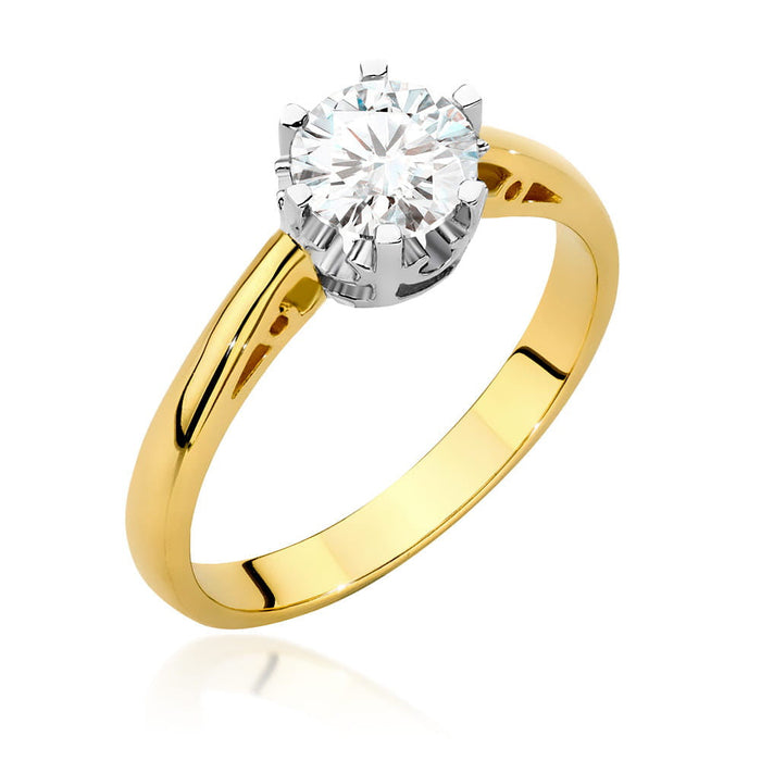 Inel Aur 14K cu Diamant Natural 0.70 ct