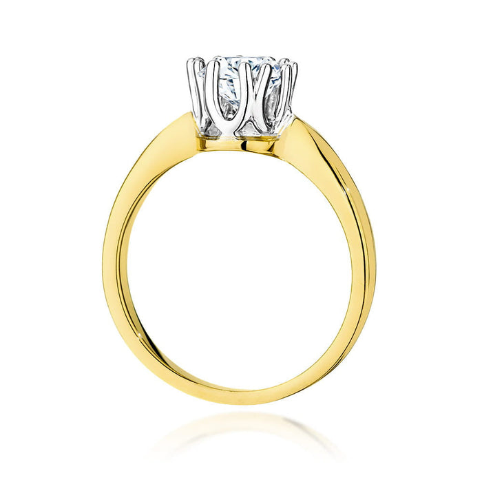 Inel Aur 14K cu Diamant Natural 0.70 ct