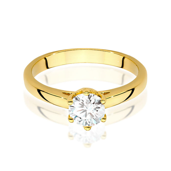 Inel Aur 14K cu Diamant Natural 0.70 ct