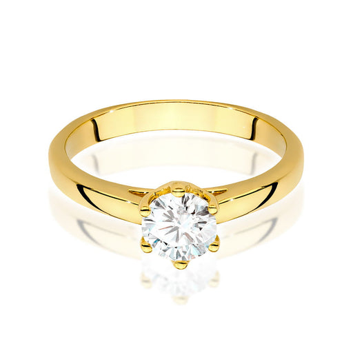 Inel Aur 14K cu Diamant Natural 0.70 ct