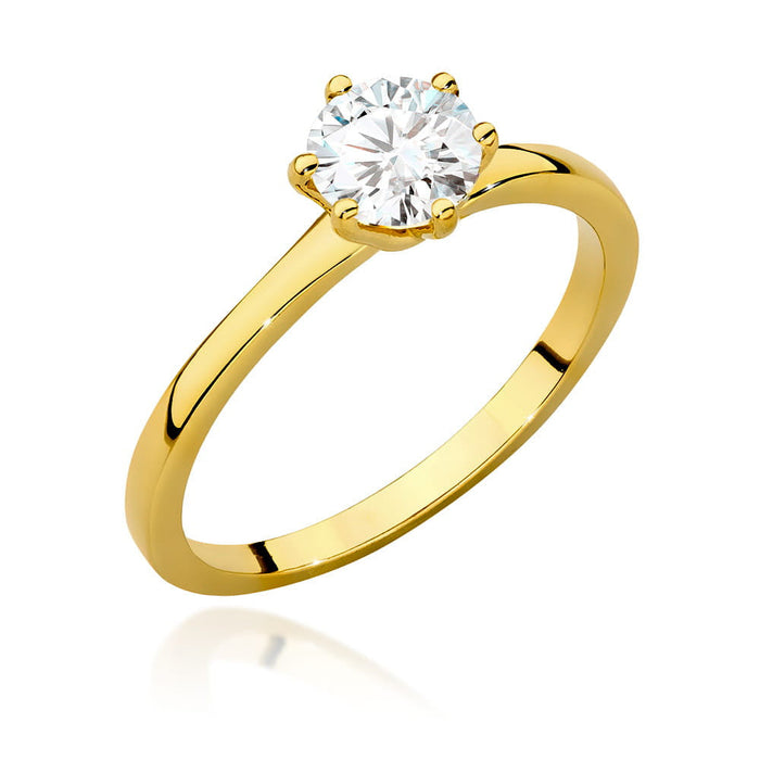Inel Aur 14K cu Diamant Natural 0.70 ct