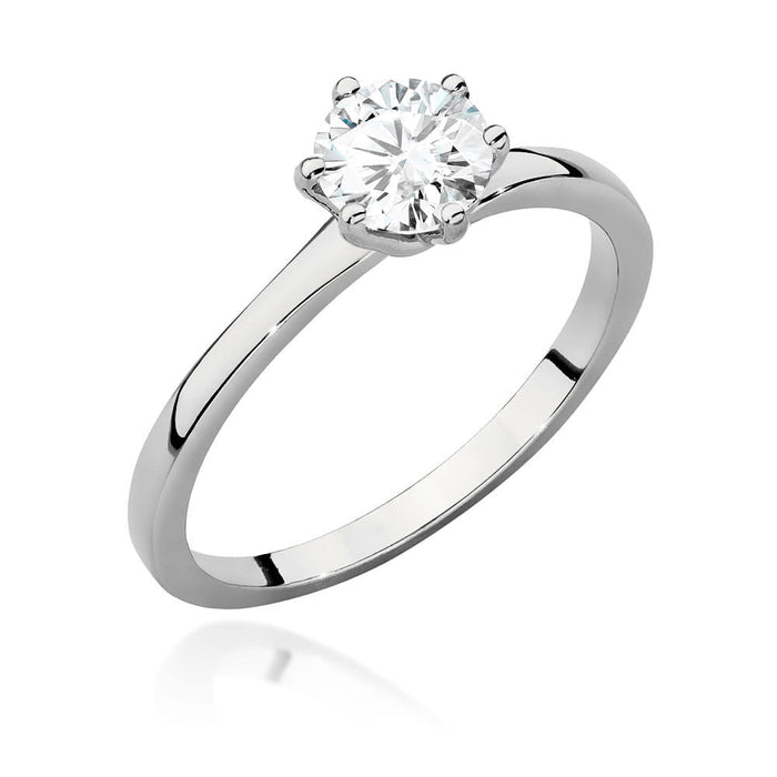 Inel Aur 14K cu Diamant Natural 0.70 ct