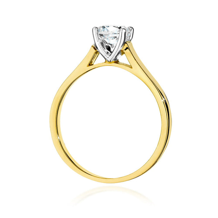 Inel Aur 14K cu Diamant Natural 0.70 ct