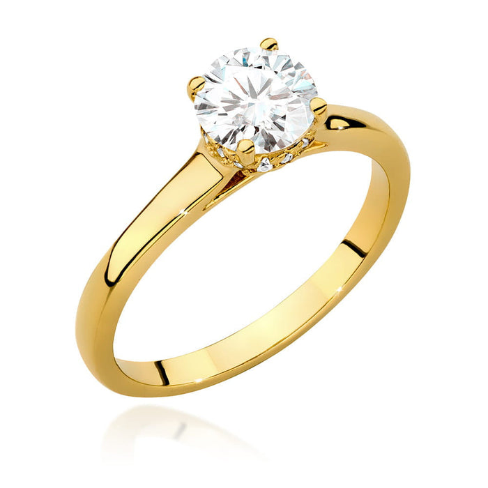 Inel Aur 14K cu Diamant Natural 0.70 ct