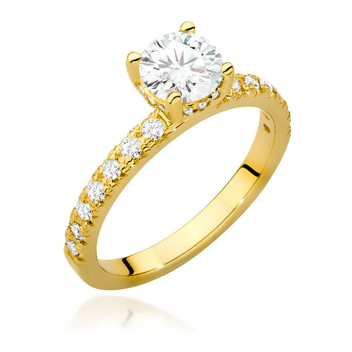 Inel Aur 14k cu Diamant Natural 0.70 ct