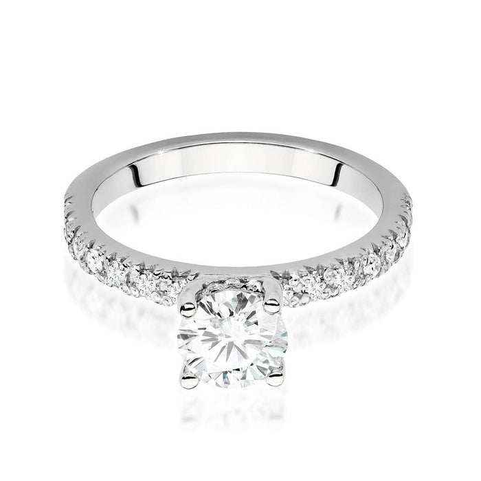 Inel Aur 14k cu Diamant Natural 0.70 ct