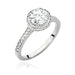 Inel Aur 14K cu Diamant 1.0 ct si Diamante Naturale laterale 0.38 ct