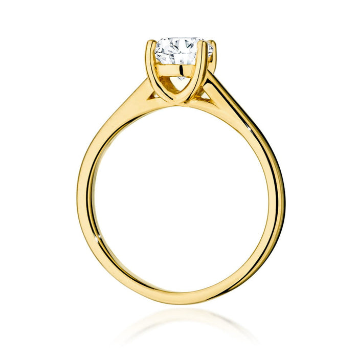 Inel Aur 14K cu Diamant Natural 1.0 ct