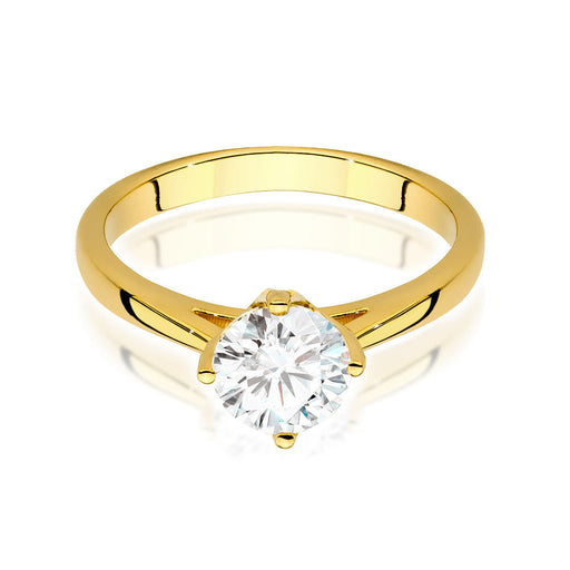 Inel Aur 14K cu Diamant Natural 1.0 ct