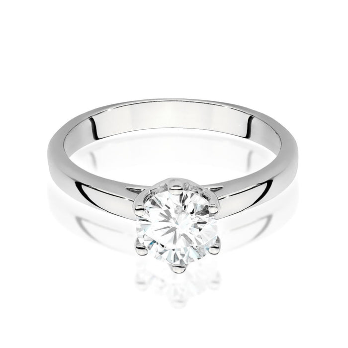 Inel Aur 14K cu Diamant Natural 1.0 ct