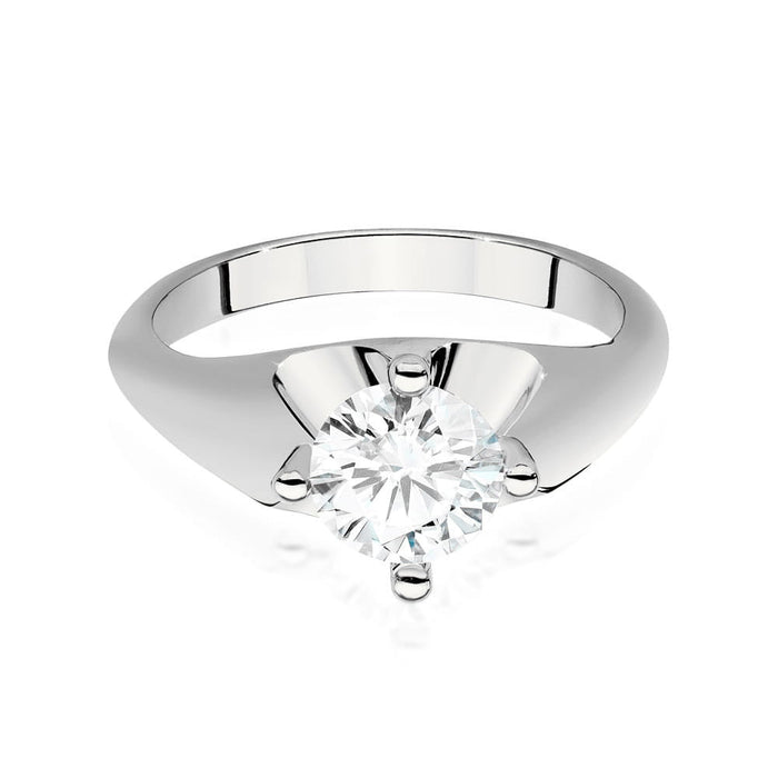 Inel Aur 14K cu Diamant Natural 1.0 ct