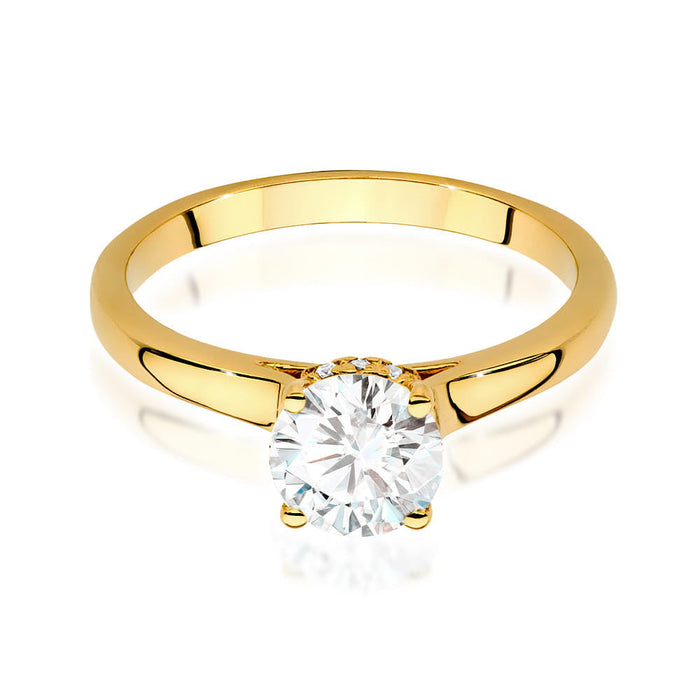 Inel Aur 14K cu Diamant Natural 1.0 ct