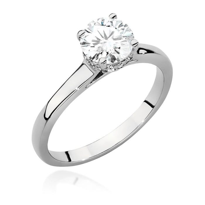 Inel Aur 14K cu Diamant Natural 1.0 ct