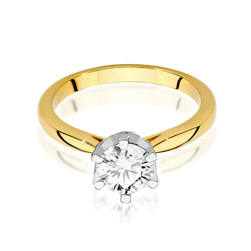 Inel Aur 14K cu Diamant Natural 1.0 ct