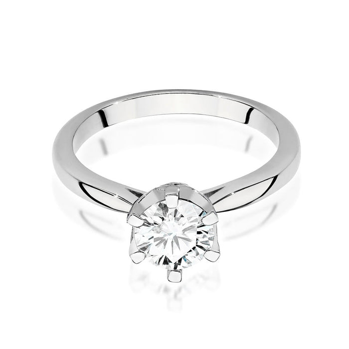 Inel Aur 14K cu Diamant Natural 1.0 ct