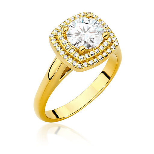 Inel Aur 14K cu Diamante Naturale 1.28 ct