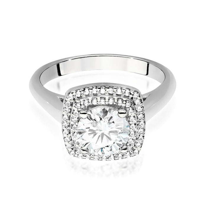 Inel Aur 14K cu Diamante Naturale 1.28 ct