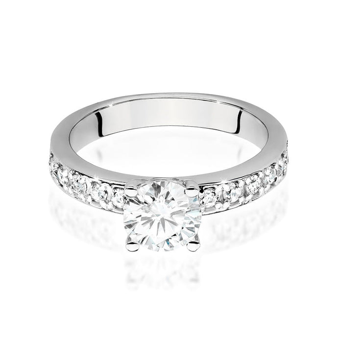 Inel Aur 14k cu Diamant Natural 1.24 ct
