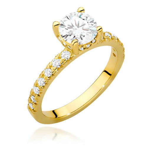 Inel Aur 14k cu Diamant Natural 1.0 ct