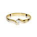 Inel Aur 14k cu Diamant Natural  0.09 ct