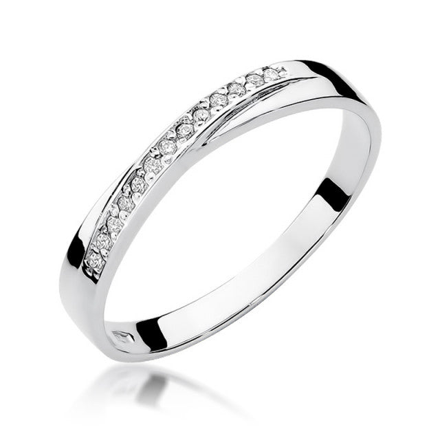 Inel Aur 14K cu Diamante Naturale 0.07 ct