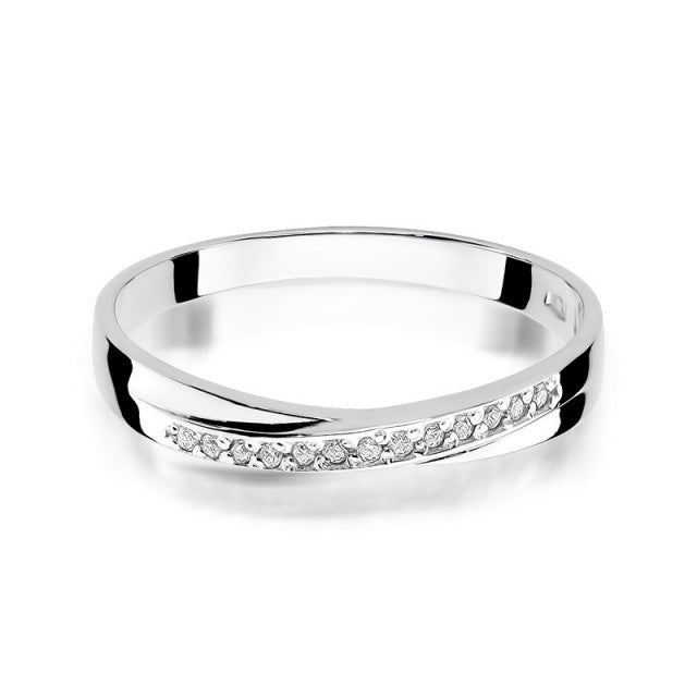 Inel Aur 14K cu Diamante Naturale 0.07 ct