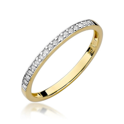 Inel Aur 14k cu Diamant Natural 0.09 ct