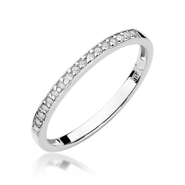 Inel Aur 14k cu Diamant Natural 0.09 ct