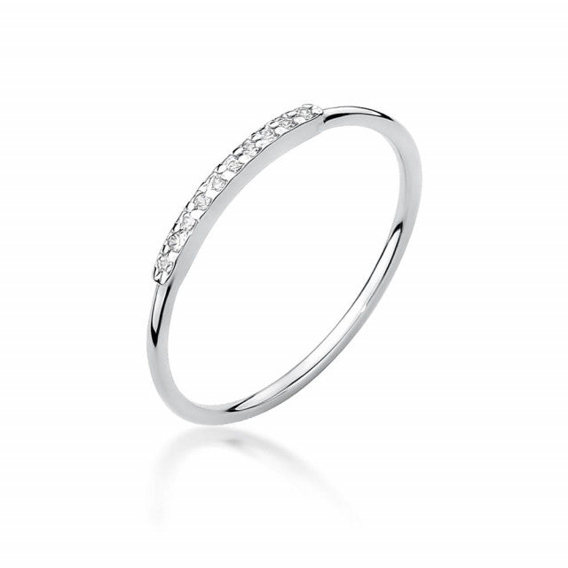 Inel Aur 14K cu Diamante Naturale 0.05 ct