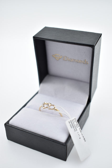 Inel Aur 14k cu Diamante Naturale 0.06 ct