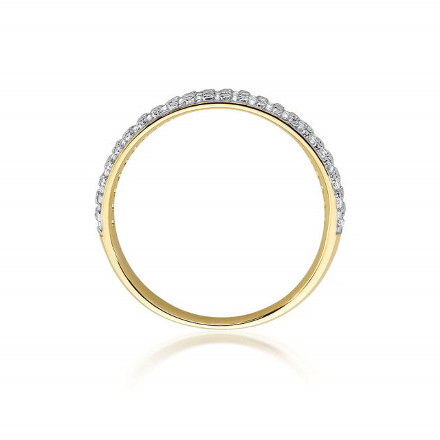 Inel Aur 14k cu Diamante Naturale 0.23 ct