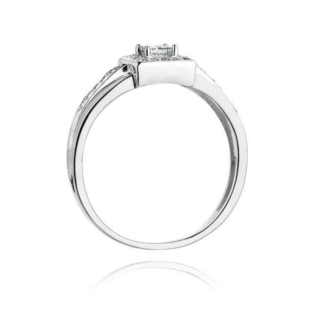 Inel Aur 14K cu Diamante Naturale 0.29 ct