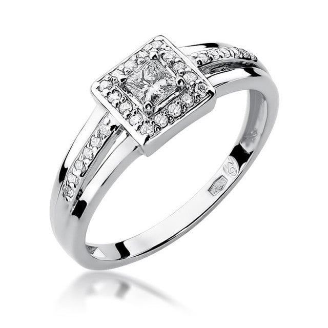 Inel Aur 14K cu Diamante Naturale 0.29 ct