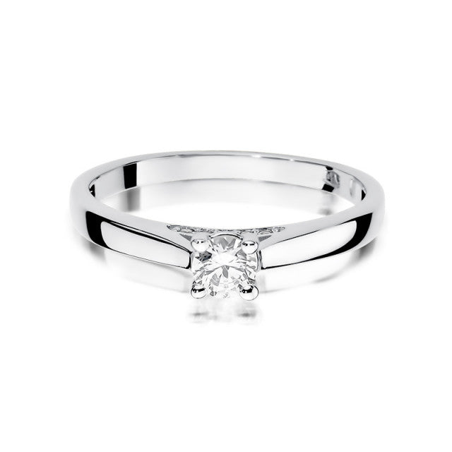 Inel Aur 14k cu Diamante Naturale 0.30 ct