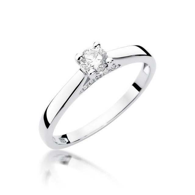 Inel Aur 14k cu Diamante Naturale 0.30 ct