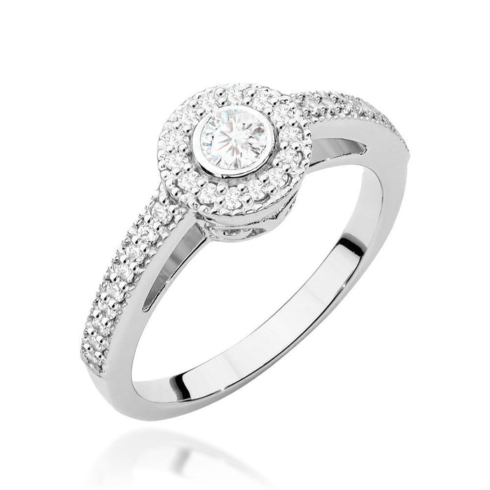 Inel Aur 14k cu Diamante Naturale 0.37 ct