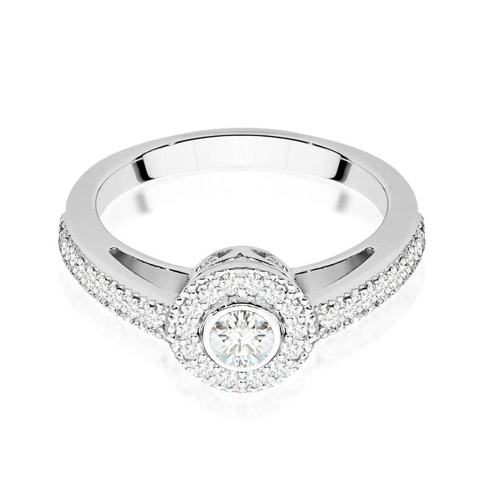 Inel Aur 14k cu Diamante Naturale 0.37 ct